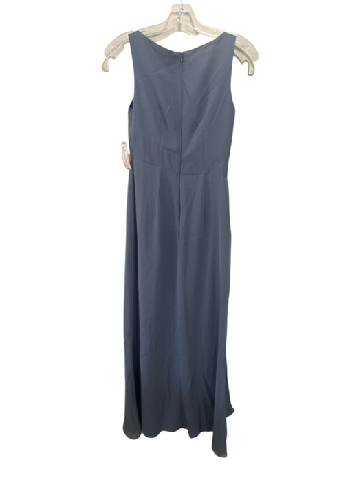Monique Lhuillier Size 4 Periwinkle Blue Polyester Sheer Overlay Sleeveless Gown Periwinkle Blue / 4