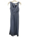 Monique Lhuillier Size 4 Periwinkle Blue Polyester Sheer Overlay Sleeveless Gown Periwinkle Blue / 4