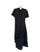 Staud Size S Black Cotton Blend Sleeveless neck tie Maxi Dress Black / S