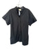 Tuckernuck Size M Black Cotton Short Sleeve Button Down Dress Black / M