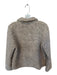 Zara Size S Oatmeal Wool Blend Flower Application Snap buttons Jacket Oatmeal / S