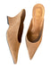 Schutz Shoe Size 7B Tan Suede Wedge Pointed Toe Mules Tan / 7B