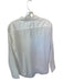 J. Crew Size 8 White Organic Cotton Long Sleeve Button Down Poplin Top White / 8