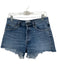 Agolde Size 27 Denim Cotton Raw Hem Medium Wash High Waist Shorts Denim / 27