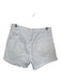 Agolde Size 28 White Cotton Raw Hem Denim High Waist Shorts White / 28