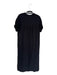 XiRENA Size XS Black Cotton Midi Short Sleeve V Neck Side Slit Dress Black / XS