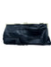 Hobo Black Leather Gold hardware Fringe Inner Pocket Strap Clutch Black