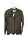 Banana Republic Size S Brown Coated Canvas Full Zip Belted Jacket Brown / S