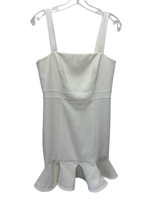 Likely Size 8 Cream White Polyester Blend Sleeveless Princess Seams Dress Cream White / 8