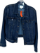 Caslon Size M Dark Wash Cotton Blend Buttons Denim Jacket Dark Wash / M