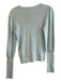 Lilla P Size XS Baby Blue Cotton Knit Long Sleeve Round Neck Sweater Top Baby Blue / XS