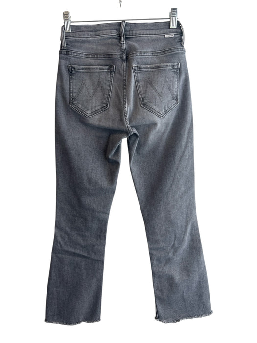 Mother Size 24 Gray Cotton Mid Rise Raw Hem Straight Leg Jeans Gray / 24