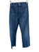 Mother Size 24 Dark Wash Cotton 4 Pocket High Rise Raw Hem Crop Flare Jeans Dark Wash / 24