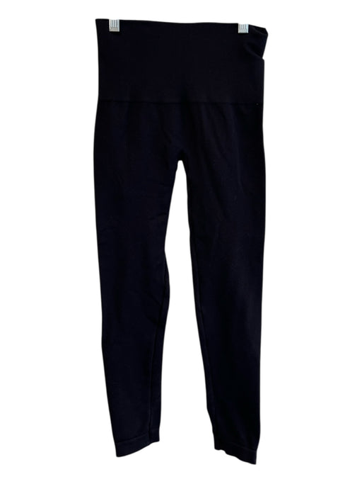 Spanx Size XS Black Nylon Stretch Capri Skinny Ankle zipper accent Pants Black / XS