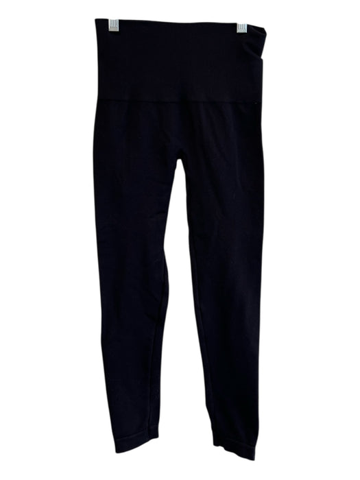 Spanx Size XS Black Nylon Stretch Capri Skinny Ankle zipper accent Pants Black / XS