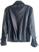 Reilly Olmes Size M Black Leather Collar Long Sleeve Ruffle Detail Jacket Black / M