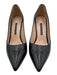 Stuart Weitzman Shoe Size 6.5 Black Leather Upper Pebbled Shiny Block heel Pumps Black / 6.5