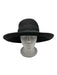 Eric Javits Charcoal Straw Gold Hardware Hat Charcoal