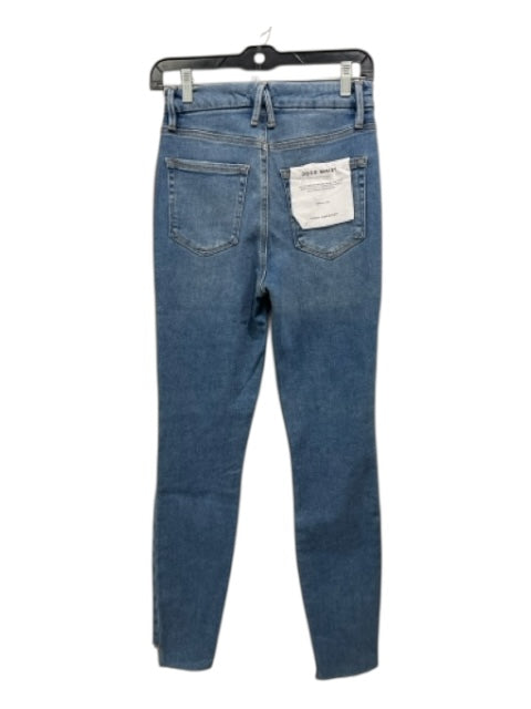 Good American Size 6/28 Medium Wash Cotton Zip Fly Jeans Medium Wash / 6/28