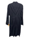 XiRENA Size L Black Cotton Button Up Ruched Long Sleeve Shirt Dress Dress Black / L