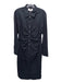 XiRENA Size L Black Cotton Button Up Ruched Long Sleeve Shirt Dress Dress Black / L