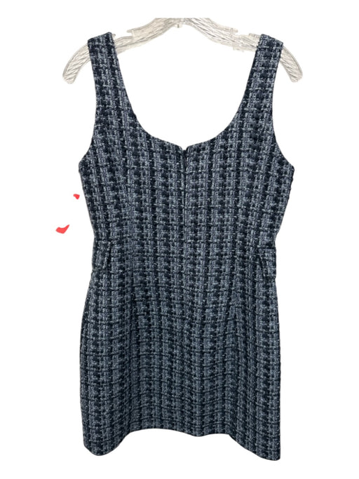 Greylin Size Small Blue, Gray, Silver Polyester Blend Sleeveless Boucle Dress Blue, Gray, Silver / Small