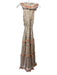 Cleobella Size XS Cream, Orange &  Mustard Fabric Cotton Floral Sleeveless Dress Cream, Orange &  Mustard / XS