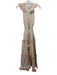Cleobella Size XS Cream, Orange &  Mustard Fabric Cotton Floral Sleeveless Dress Cream, Orange &  Mustard / XS