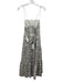 Rails Size L White & Brown Cotton & Lyocell Sleeveless Leaf Print Dress White & Brown / L