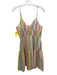 Rails Size L Pink & Multi Cotton & Lyocell Sleeveless Stripe Elastic Strap Dress Pink & Multi / L