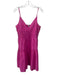 Rails Size L Pink Cotton & Lyocell Sleeveless Elastic Strap Above Knee Dress Pink / L