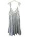 Rails Size L White & Multi Cotton & Lyocell Striped Tie Shoulder Midi Dress White & Multi / L