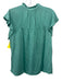 Rails Size S Green Eco vero Ruffle Cap Sleeve Buttons Top Green / S