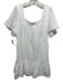 Rails Size L White Cotton Short Sleeve Square Neck Elastic Strap Dress White / L