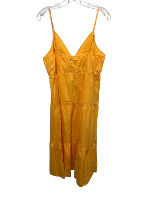 Rails Size L Yellow Cotton & Lyocell Sleeveless Midi Dress Yellow / L