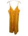 Rails Size L Yellow Cotton & Lyocell Sleeveless Midi Dress Yellow / L