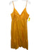 Rails Size L Yellow Cotton & Lyocell Sleeveless Midi Dress Yellow / L