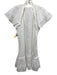 Cleobella Size M White Cotton Ruffle Cap Sleeve Above Knee Tiered Eyelet Dress White / M