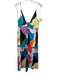 Rails Size L White, Black, Multi Rayon & Viscose Sleeveless Color Block Dress White, Black, Multi / L
