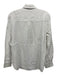 Rails Size XS White Linen Blend Long Sleeve Tropical Print Button Up Cutout Top White / XS