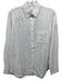 Rails Size XS White Linen Blend Long Sleeve Tropical Print Button Up Cutout Top White / XS