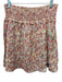 Rails Size L White, Red, Multi Rayon & Viscose Smocked Waist Band Floral Skirt White, Red, Multi / L