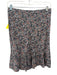 Rails Size M Navy & Multi Rayon & Viscose Elastic Waist Adjustable Detail Skirt Navy & Multi / M