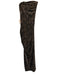 Good American Size L Brown & Black Polyester & Elastane Sleeveless Maxi Dress Brown & Black / L