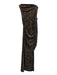 Good American Size L Brown & Black Polyester & Elastane Sleeveless Maxi Dress Brown & Black / L