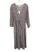 XiRENA Size S Blue, White, Red Cotton Long puff sleeve Abstract Print Midi Dress Blue, White, Red / S