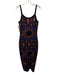 Cleobella Size M Purple, Brown, Multi Organic Cotton Sleeveless Knit Midi Dress Purple, Brown, Multi / M
