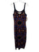 Cleobella Size M Purple, Brown, Multi Organic Cotton Sleeveless Knit Midi Dress Purple, Brown, Multi / M