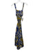 Cleobella Size S Blue, Yellow, White Cotton Sleeveless Abstract Print Midi Dress Blue, Yellow, White / S