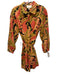 Cleobella Size M beige, pink, black Cotton 3/4 Sleeve Swirl pattern Mini Dress beige, pink, black / M